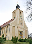 Kirchengebaeude in Burg im Spreewald